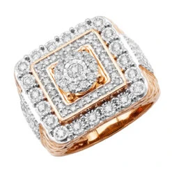 Large Real Hip Hop Diamond Pinky Ring For Men 14K Yellow Gold Square Shape 2.25ct 12 Large Real Hip Hop Diamond Pinky Ring For Men 14K Yellow Gold Square Shape 2.25ct -H'Hen Sale Store jewelry large real hip hop diamond pinky ring for men 14k gold square shape 225ct 803186 ro