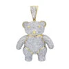 Luxurman Charms 10K Yellow Gold Large Teddy Bear Diamond Pendant Men's 3.25ct 2 Luxurman Charms 10K Yellow Gold Large Teddy Bear Diamond Pendant Men's 3.25ct -H'Hen Sale Store jewelry luxurman charms real 10k gold large teddy bear diamond pendant mens 325ct mainye