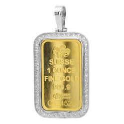 Real 99.9 14K Yellow Gold 1 Ounce Pamp Suisse Bar Lady Fortuna G VS Men's Diamond Pendant 13 Real 99.9 14K Yellow Gold 1 Ounce Pamp Suisse Bar Lady Fortuna G VS Men's Diamond Pendant -H'Hen Sale Store jewelry real 999 gold 1 ounce pamp suisse bar lady fortuna g vs mens diamond pendant backwh