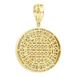 Round Diamond Medallion Pendant For Men And Women 2 Carat 14K Yellow Gold 14 Round Diamond Medallion Pendant For Men And Women 2 Carat 14K Yellow Gold -H'Hen Sale Store jewelry round diamond medallion pendant for men and women 2 carat 14k gold 803175 backye