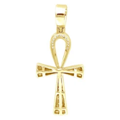 Small Egyptian Ankh Diamond Cross Pendant 14K White Gold Symbol Of Life 0.2ct -H'Hen Sale Store jewelry small egyptian ankh diamond cross pendant in 14k gold symbol of life 02ct backye
