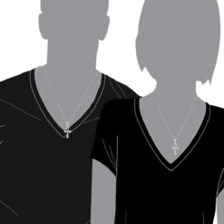 Small Egyptian Ankh Diamond Cross Pendant 14K White Gold Symbol Of Life 0.2ct -H'Hen Sale Store jewelry small egyptian ankh diamond cross pendant in 14k gold symbol of life 02ct bodwh