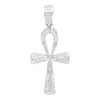 Small Egyptian Ankh Diamond Cross Pendant 14K White Gold Symbol Of Life 0.2ct -H'Hen Sale Store jewelry small egyptian ankh diamond cross pendant in 14k gold symbol of life 02ct mainwh