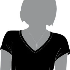 Small Ladies VS Princess Cut Diamond Cross Pendant In Platinum 1.5CT -H'Hen Sale Store jewelry small ladies vs princess cut diamond cross pendant in platinum 15ct bodwh