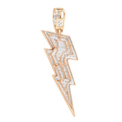 10K Yellow Gold Genuine Diamond Lighting Bolt Pendant Emoji Charm 1Ct 1.5in 15 10K Yellow Gold Genuine Diamond Lighting Bolt Pendant Emoji Charm 1Ct 1.5in -H'Hen Sale Store jewelry solid 10k gold genuine diamond lighting bolt pendant emoji charm 1ct 15in backro