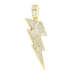10K Yellow Gold Genuine Diamond Lighting Bolt Pendant Emoji Charm 1Ct 1.5in 14 10K Yellow Gold Genuine Diamond Lighting Bolt Pendant Emoji Charm 1Ct 1.5in -H'Hen Sale Store jewelry solid 10k gold genuine diamond lighting bolt pendant emoji charm 1ct 15in backye