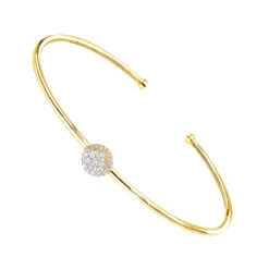 Front Page -H'Hen Sale Store jewelry stackable 14k gold pave diamond bangle bracelet for women 042ct luxurman ye