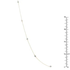 Unique 36inch Blue Diamonds By The Yard Women's Necklace 14K Yellow Gold Chain 1.4ct 19 Unique 36inch Blue Diamonds By The Yard Women's Necklace 14K Yellow Gold Chain 1.4ct -H'Hen Sale Store jewelry unique 36inch blue diamonds by the yard womens necklace 14k gold chain 14ct rulerye