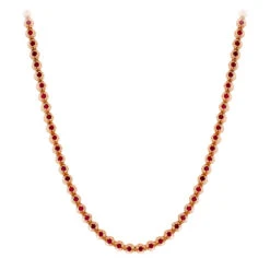 Unique Men's Tennis 10K Yellow Gold Ruby Necklace For Men 10.5ct By Luxurman -H'Hen Sale Store jewelry unique mens tennis chains 10k gold ruby necklace for men 105ct by luxurman ro