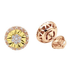 Unique 14K White Gold Large Diamond Stud Earrings Clusters 2 Carat Halo Look -H'Hen Sale Store jewelry unique real 14k gold large diamond stud earrings clusters 2 carat halo look ro