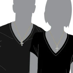 Uniquely Designed 14K Yellow Gold Pave Diamond Cross Pendant For Men & Women 1.2ct 12 Uniquely Designed 14K Yellow Gold Pave Diamond Cross Pendant For Men & Women 1.2ct -H'Hen Sale Store jewelry uniquely designed 14k gold pave diamond cross pendant for men women 12ct 803185 bodye