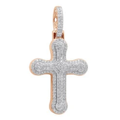 Uniquely Designed 14K Yellow Gold Pave Diamond Cross Pendant For Men & Women 1.2ct 10 Uniquely Designed 14K Yellow Gold Pave Diamond Cross Pendant For Men & Women 1.2ct -H'Hen Sale Store jewelry uniquely designed 14k gold pave diamond cross pendant for men women 12ct 803185 ro