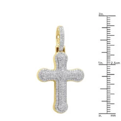 Uniquely Designed 14K Yellow Gold Pave Diamond Cross Pendant For Men & Women 1.2ct 13 Uniquely Designed 14K Yellow Gold Pave Diamond Cross Pendant For Men & Women 1.2ct -H'Hen Sale Store jewelry uniquely designed 14k gold pave diamond cross pendant for men women 12ct 803185 rulerye