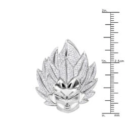 Vegeta 10K Yellow Gold Diamond Dragon Ball Z Pendant For Men 0.75ct Charm -H'Hen Sale Store jewelry vegeta real 10k gold diamond dragon ball z pendant for men 075ct charm rulerwh 2