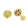 Women's Or Men's 1.5 Carat Yellow Diamonds Cluster Stud Earrings 14K Yellow Gold -H'Hen Sale Store jewelry womens or mens 15 carat yellow diamonds cluster stud earrings in 14k gold 407104 mainye
