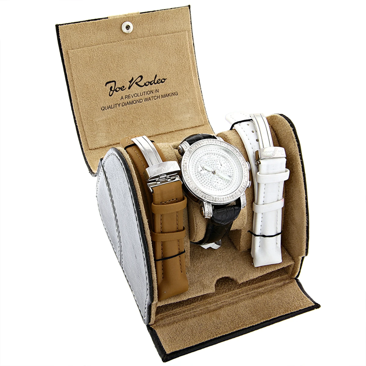 Joe Rodeo Classic Men's Diamond Watch 1.75ct 6 Joe Rodeo Classic Men's Diamond Watch 1.75ct - Image 4