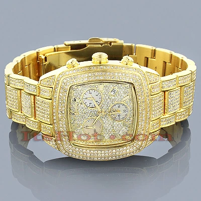 JOE RODEO Yellow Chelsea Iced Out Watch 13ct 4 JOE RODEO Yellow Chelsea Iced Out Watch 13ct - Image 2