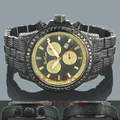 Joe Rodeo Men's Black Diamond Watch Pilot 27.70