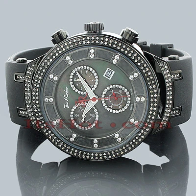 Joe Rodeo Watches: Men's Diamond Watch 2.20 Black Master 4 Joe Rodeo Watches: Men's Diamond Watch 2.20 Black Master - Image 2