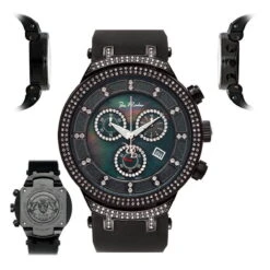 Joe Rodeo Watches: Men's Diamond Watch 2.20 Black Master 16 Joe Rodeo Watches: Men's Diamond Watch 2.20 Black Master -H'Hen Sale Store joe rodeo watches mens diamond watch 220 black master p 22686 main2