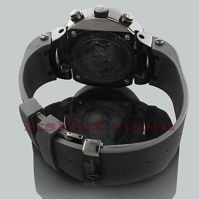 Joe Rodeo Watches: Men's Diamond Watch 2.20 Black Master 5 Joe Rodeo Watches: Men's Diamond Watch 2.20 Black Master - Image 3