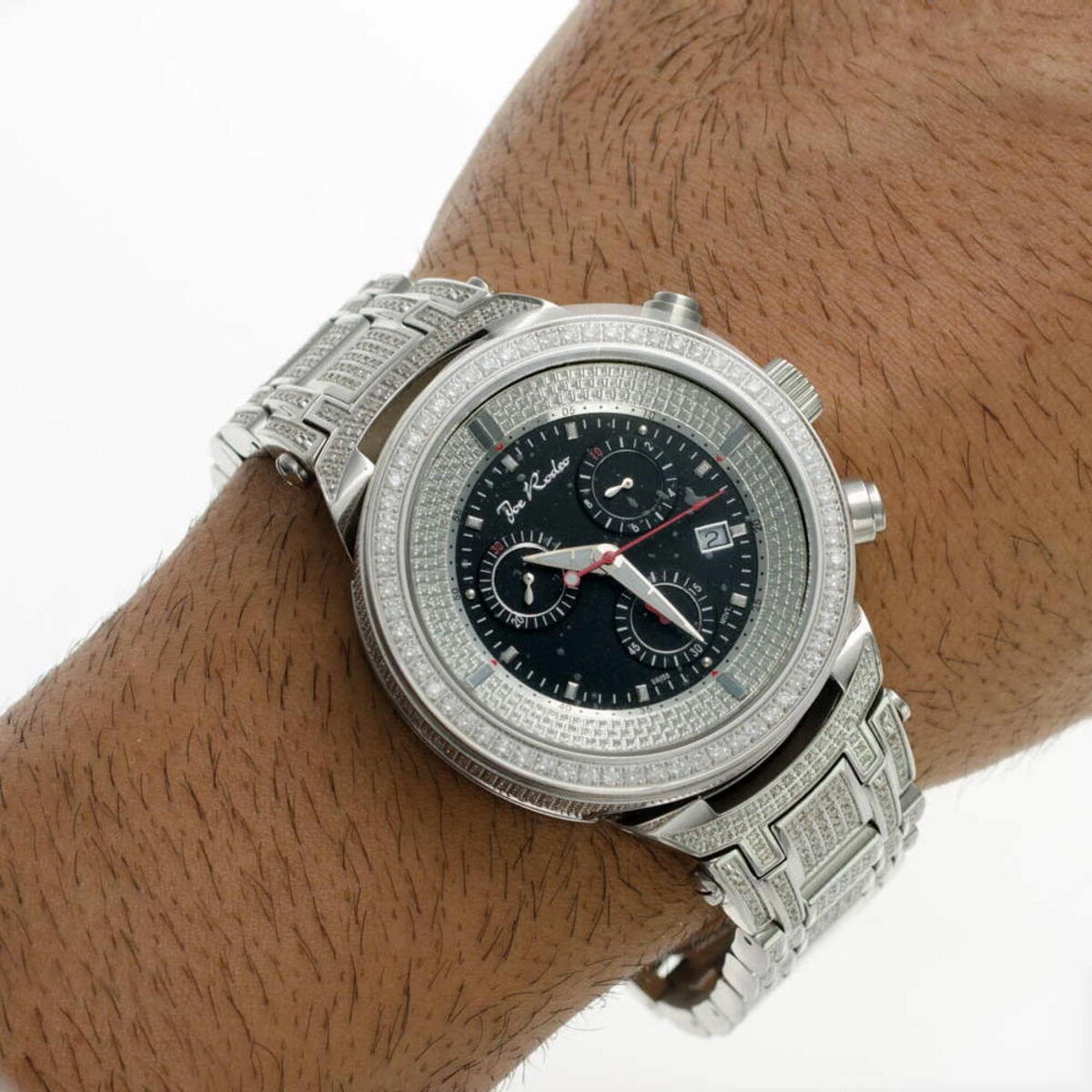 Joe Rodeo Men's Master Diamond Watch 7.35ct 9 Joe Rodeo Men's Master Diamond Watch 7.35ct - Image 7