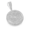 Ladies 10K White Gold Diamond Iced Out Medallion Pendant 1 Carat -H'Hen Sale Store ladies 10k gold diamond iced out medallion pendant 116ct mainwh