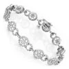 Ladies 14K White Gold Diamond Circle Bracelet 4.83 -H'Hen Sale Store ladies bracelets 14k gold diamond circle bracelet 483 p 6487 wh