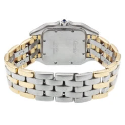 Cartier Women's Diamond Watch 27mm Panthere 18K Gold & Steel Two Tone -H'Hen Sale Store ladies cartier panthere mini 18k gold steel two tone vintage diamond watch 1ct 2 1 1683075437