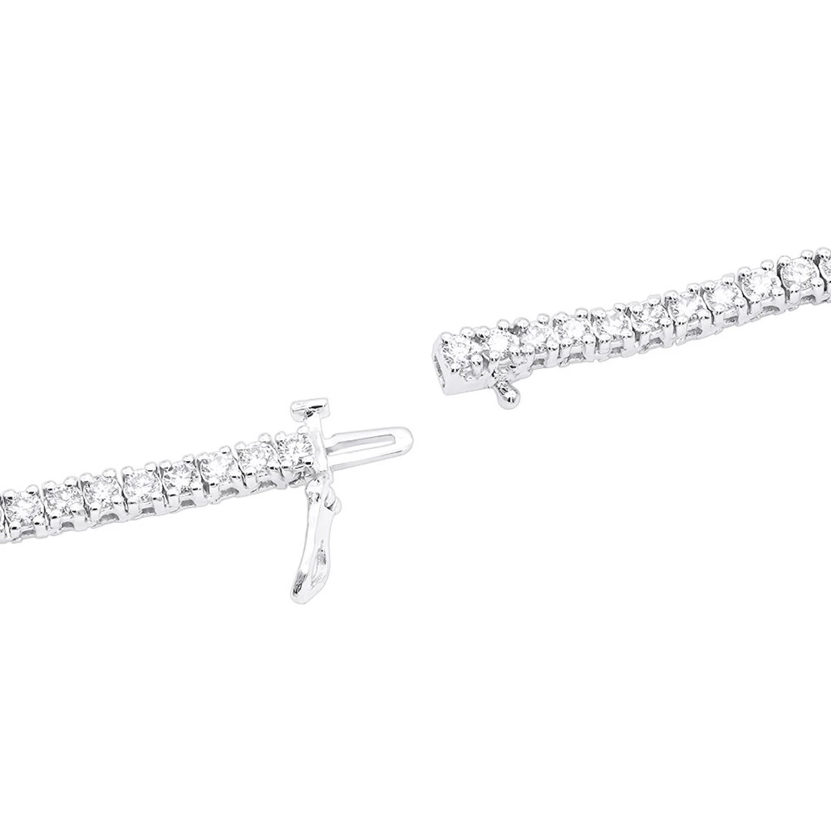 Ladies Designer Diamond Eternity Necklace 17.70ct 18K White Gold 6 Ladies Designer Diamond Eternity Necklace 17.70ct 18K White Gold - Image 4