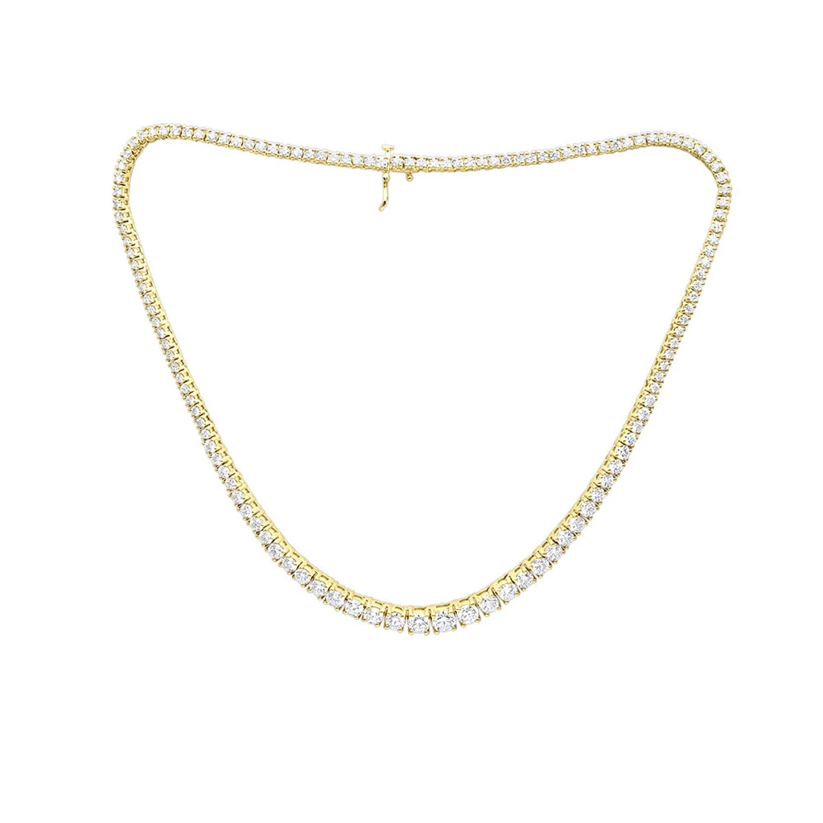 Ladies Designer Diamond Eternity Necklace 17.70ct 18K White Gold 4 Ladies Designer Diamond Eternity Necklace 17.70ct 18K White Gold - Image 2