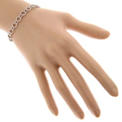 Ladies Diamond Circle Bracelet 0.9ct 14K Yellow Gold -H'Hen Sale Store ladies diamond circle bracelet 09ct 14k gold bodwh