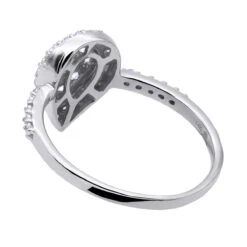 Ladies 14K White Gold Cluster Diamond Ring 0.62ct 13 Ladies 14K White Gold Cluster Diamond Ring 0.62ct -H'Hen Sale Store ladies diamond rings 14k cluster diamond ring 062ct p 6739 backwh 20211228