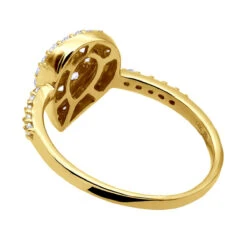 Ladies 14K White Gold Cluster Diamond Ring 0.62ct 14 Ladies 14K White Gold Cluster Diamond Ring 0.62ct -H'Hen Sale Store ladies diamond rings 14k cluster diamond ring 062ct p 6739 backye