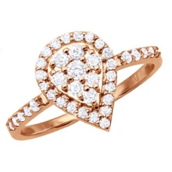 Ladies 14K White Gold Cluster Diamond Ring 0.62ct 12 Ladies 14K White Gold Cluster Diamond Ring 0.62ct -H'Hen Sale Store ladies diamond rings 14k cluster diamond ring 062ct p 6739 ro 20211228