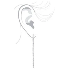 Ladies Earrings 14K White Gold String Diamond Earrings 1.54ct -H'Hen Sale Store ladies earrings 14k gold string diamond earrings 154ct p 7121 bodwh