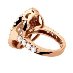 Large 5 Carat Diamond Ring For Women 14K White Gold 15 Large 5 Carat Diamond Ring For Women 14K White Gold -H'Hen Sale Store large 5 carat diamond ring for women in 14k yellow rose or white gold backro