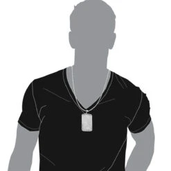 Large Diamond Dog Tag Pendant 14K White Gold Fully Iced Out Design 10.5ct -H'Hen Sale Store large diamond dog tag pendant in 14k gold fully iced out design 105ct 804084 body white