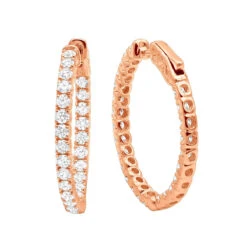 Large Diamond Hoop Earrings Inside Out 2.00ct 14K Yellow Gold 9 Large Diamond Hoop Earrings Inside Out 2.00ct 14K Yellow Gold -H'Hen Sale Store large diamond hoop earrings inside out 200ct 14k p 45905 ro