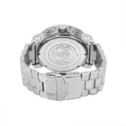 Fully Iced Out Diamond Watch For Men 17ct 48mm Case Large Joe Rodeo Junior -H'Hen Sale Store large fully iced out diamond watch for men chronograph joe rodeo junior 17ct 960106 1 back