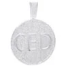 Large Iced Out Custom Diamond Medallion Pendant For Men 14K White Gold 10 Carats