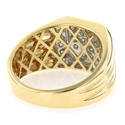 Luxurman 1 Carat Men's Diamond Ring 14K White Gold Pinky Ring 10 Luxurman 1 Carat Men's Diamond Ring 14K White Gold Pinky Ring -H'Hen Sale Store luxurman 1 carat mens diamond ring 14k yellow rose white gold pinky ring backye