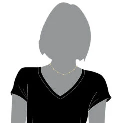 Luxurman 14K Yellow Gold Chain Necklace With Yellow Diamonds By The Yard 0.7ct -H'Hen Sale Store luxurman 14k gold chain necklace with yellow diamonds by the yard 07ct bodye