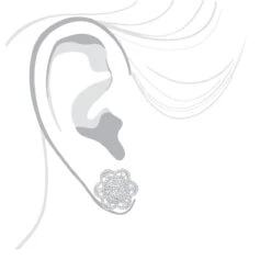 LUXURMAN 14K White Gold Unique Flower Ladies Diamond Cluster Stud Earrings 2.2ct 12 LUXURMAN 14K White Gold Unique Flower Ladies Diamond Cluster Stud Earrings 2.2ct -H'Hen Sale Store luxurman 14k gold unique flower ladies diamond cluster stud earrings 22ct bodwh