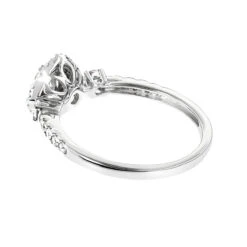 Luxurman Affordable Diamond Cluster Engagement Ring 14K White Gold For Ladies 11 Luxurman Affordable Diamond Cluster Engagement Ring 14K White Gold For Ladies -H'Hen Sale Store luxurman affordable diamond cluster rings ladies engagement ring 14k gold backwh