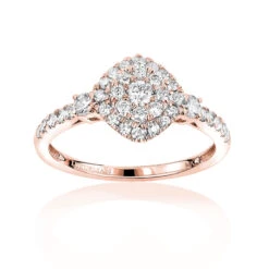 Luxurman Affordable Diamond Cluster Engagement Ring 14K White Gold For Ladies 10 Luxurman Affordable Diamond Cluster Engagement Ring 14K White Gold For Ladies -H'Hen Sale Store luxurman affordable diamond cluster rings ladies engagement ring 14k gold ro