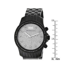 Luxurman Black Diamond Watch 2.25ct Men's 11 Luxurman Black Diamond Watch 2.25ct Men's -H'Hen Sale Store luxurman black diamond watch 225ct mens p 44422 ruler