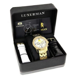 Luxurman Diamond Men's Diamond Watch 0.25ct -H'Hen Sale Store luxurman diamond watches mens diamond watch 025ct p 8266 1