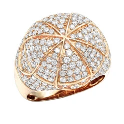 Luxurman 14K Yellow Gold Statement Men's Diamond Ring 3.5ct -H'Hen Sale Store luxurman jewelry 14k gold statement mens diamond ring 3 5ct ro