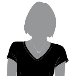 Luxurman Love Quotes Necklace Sterling Silver Diamond Bow Pendant For Women -H'Hen Sale Store luxurman love quotes necklace sterling silver diamond bow pendant for women bodwh